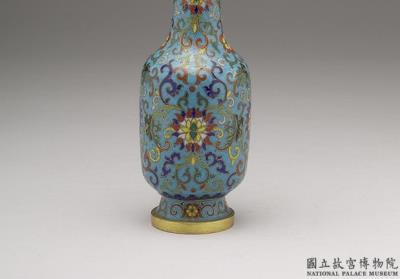 图片[2]-Copper vase in cloisonne enamels, Qing dynasty, Qianlong reign (1736-1795)-China Archive